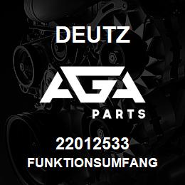 22012533 Deutz FUNKTIONSUMFANG | AGA Parts