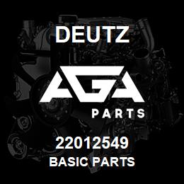 22012549 Deutz BASIC PARTS | AGA Parts