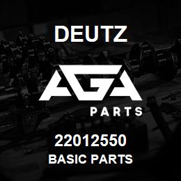 22012550 Deutz BASIC PARTS | AGA Parts