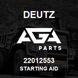 22012553 Deutz STARTING AID | AGA Parts