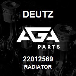 22012569 Deutz RADIATOR | AGA Parts