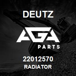 22012570 Deutz RADIATOR | AGA Parts