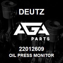 22012609 Deutz OIL PRESS MONITOR | AGA Parts