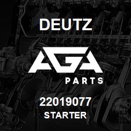 22019077 Deutz STARTER | AGA Parts