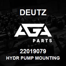 22019079 Deutz HYDR PUMP MOUNTING | AGA Parts