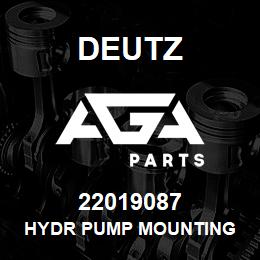 22019087 Deutz HYDR PUMP MOUNTING | AGA Parts