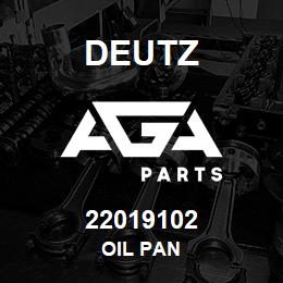 22019102 Deutz OIL PAN | AGA Parts