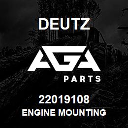 22019108 Deutz ENGINE MOUNTING | AGA Parts