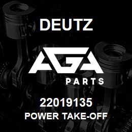 22019135 Deutz POWER TAKE-OFF | AGA Parts