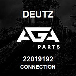 22019192 Deutz CONNECTION | AGA Parts