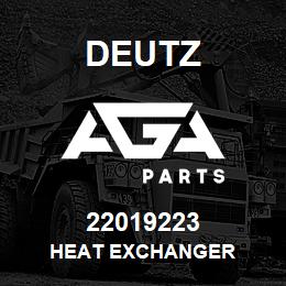 22019223 Deutz HEAT EXCHANGER | AGA Parts