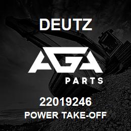 22019246 Deutz POWER TAKE-OFF | AGA Parts