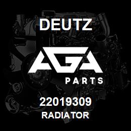 22019309 Deutz RADIATOR | AGA Parts