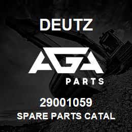 29001059 Deutz SPARE PARTS CATAL | AGA Parts