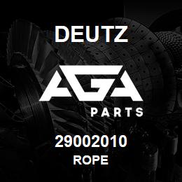 29002010 Deutz ROPE | AGA Parts