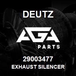 29003477 Deutz EXHAUST SILENCER | AGA Parts