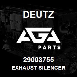 29003755 Deutz EXHAUST SILENCER | AGA Parts