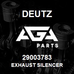 29003783 Deutz EXHAUST SILENCER | AGA Parts