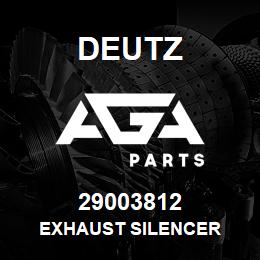 29003812 Deutz EXHAUST SILENCER | AGA Parts