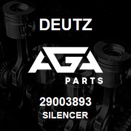 29003893 Deutz SILENCER | AGA Parts