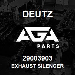 29003903 Deutz EXHAUST SILENCER | AGA Parts