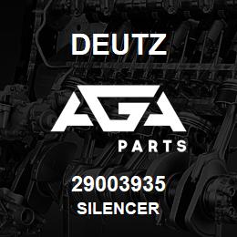 29003935 Deutz SILENCER | AGA Parts