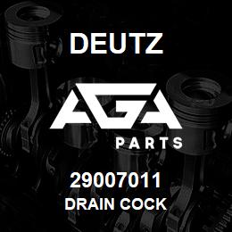 29007011 Deutz DRAIN COCK | AGA Parts