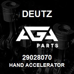 29028070 Deutz HAND ACCELERATOR | AGA Parts