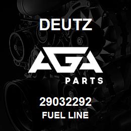 29032292 Deutz FUEL LINE | AGA Parts