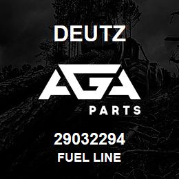 29032294 Deutz FUEL LINE | AGA Parts