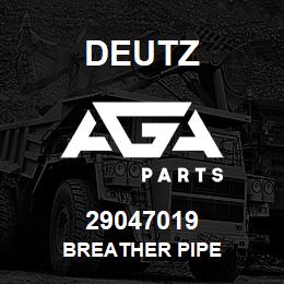 29047019 Deutz BREATHER PIPE | AGA Parts