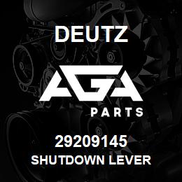 29209145 Deutz SHUTDOWN LEVER | AGA Parts