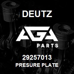 29257013 Deutz PRESURE PLATE | AGA Parts