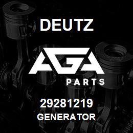 29281219 Deutz GENERATOR | AGA Parts