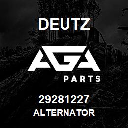 29281227 Deutz ALTERNATOR | AGA Parts