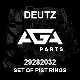 29282032 Deutz SET OF PIST RINGS | AGA Parts