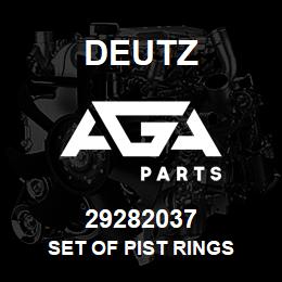 29282037 Deutz SET OF PIST RINGS | AGA Parts