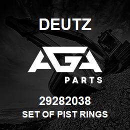 29282038 Deutz SET OF PIST RINGS | AGA Parts