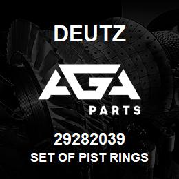 29282039 Deutz SET OF PIST RINGS | AGA Parts