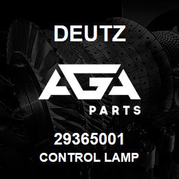 29365001 Deutz CONTROL LAMP | AGA Parts