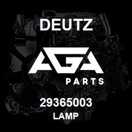 29365003 Deutz LAMP | AGA Parts