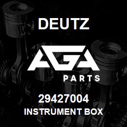 29427004 Deutz INSTRUMENT BOX | AGA Parts