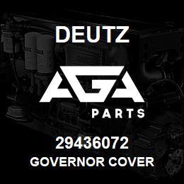 29436072 Deutz GOVERNOR COVER | AGA Parts