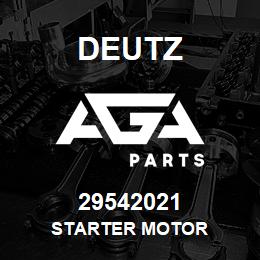 29542021 Deutz STARTER MOTOR | AGA Parts