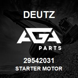 29542031 Deutz STARTER MOTOR | AGA Parts