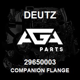 29650003 Deutz COMPANION FLANGE | AGA Parts