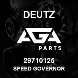 29710125 Deutz SPEED GOVERNOR | AGA Parts