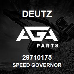 29710175 Deutz SPEED GOVERNOR | AGA Parts