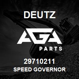 29710211 Deutz SPEED GOVERNOR | AGA Parts