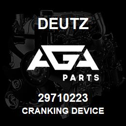 29710223 Deutz CRANKING DEVICE | AGA Parts